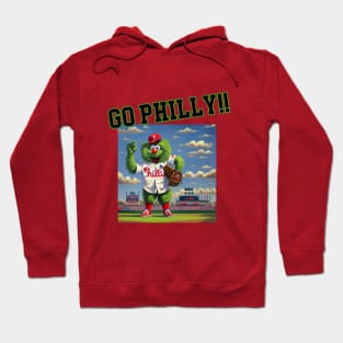 Phanatic Philadelphia Baseball Mascot  Hoodies Hoodie